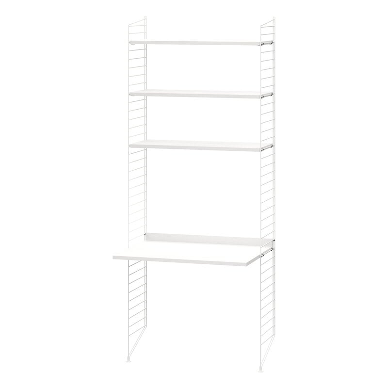 String Workspace A shelving combination, white