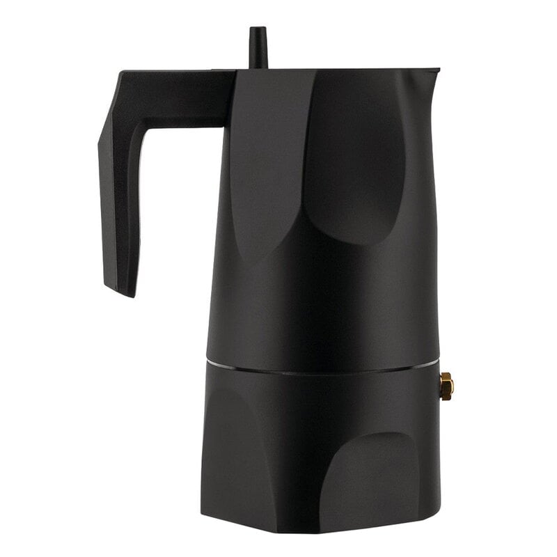 Alessi Espresso Coffee Maker - Pulcina Black- 3 Cups
