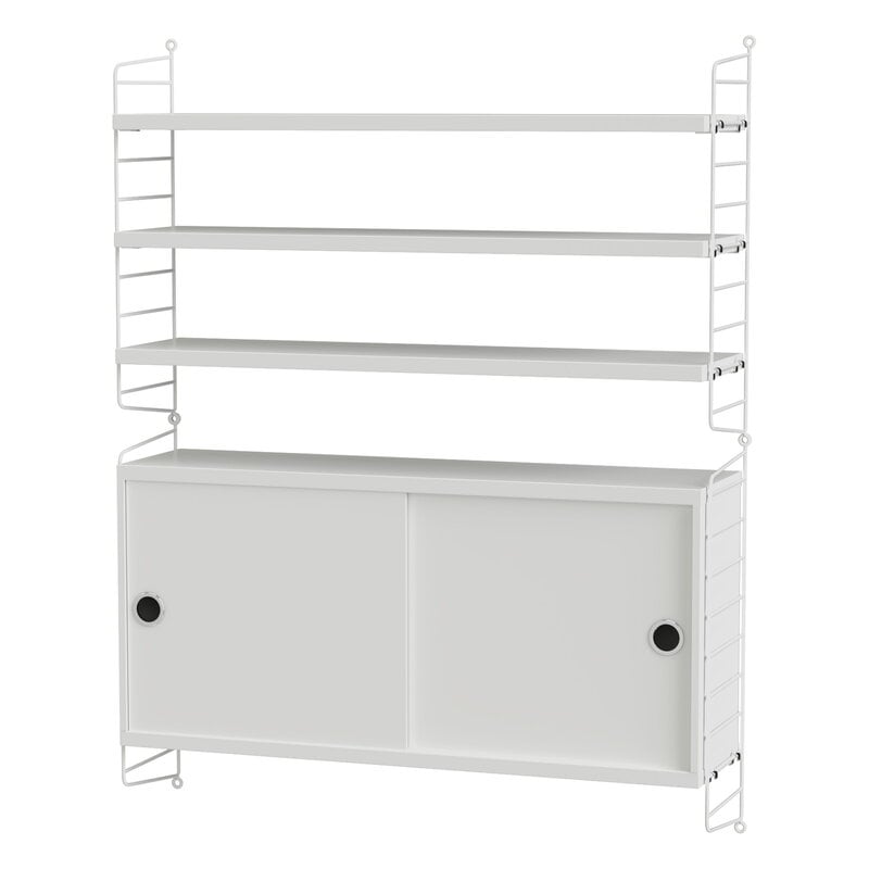 String Living Room I shelving combination, white