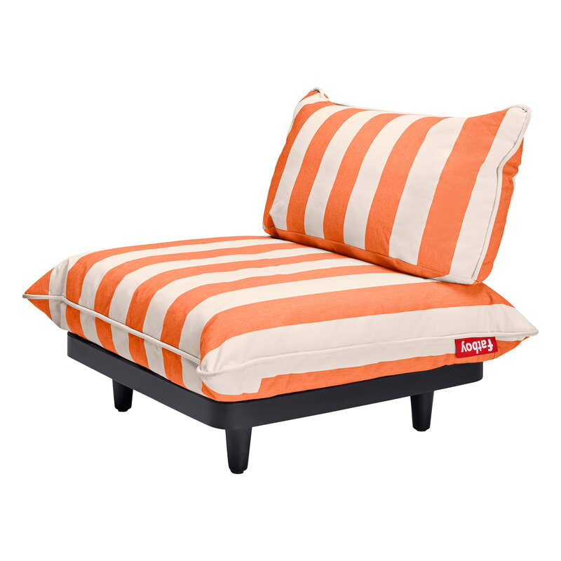 Fatboy Paletti siège, rayure orange crème, image produit
