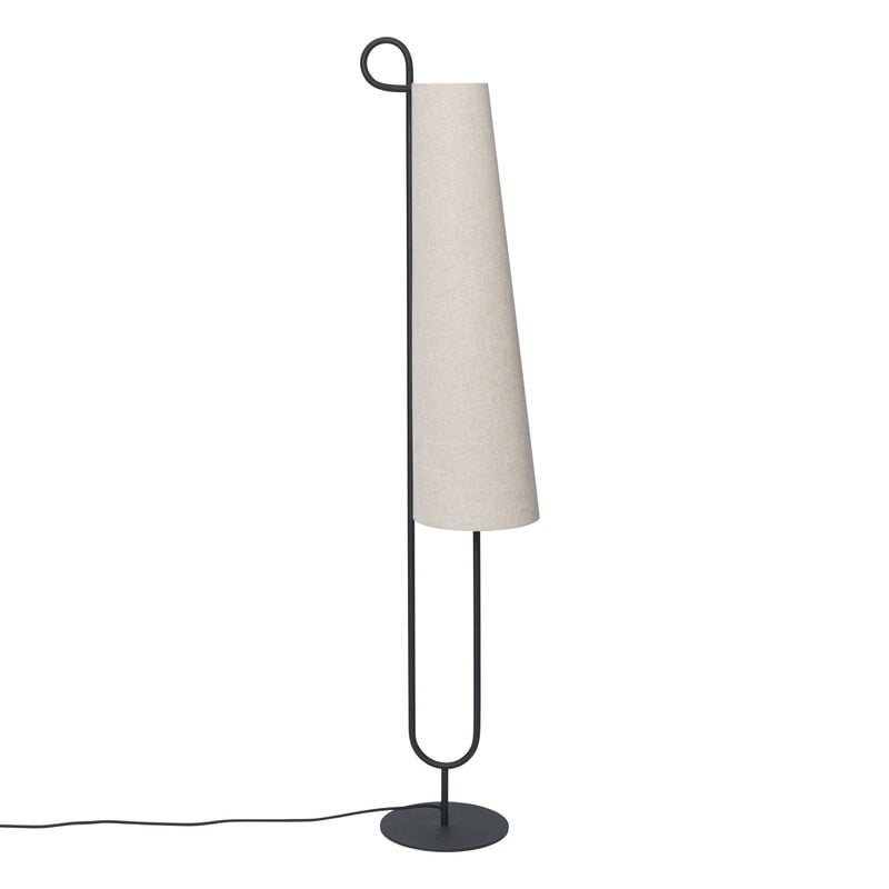 Ferm Living Ancora floor lamp, black - natural, product image