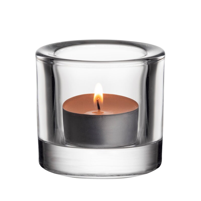 Iittala Kivi tealight candleholder, clear | Finnish Design Shop