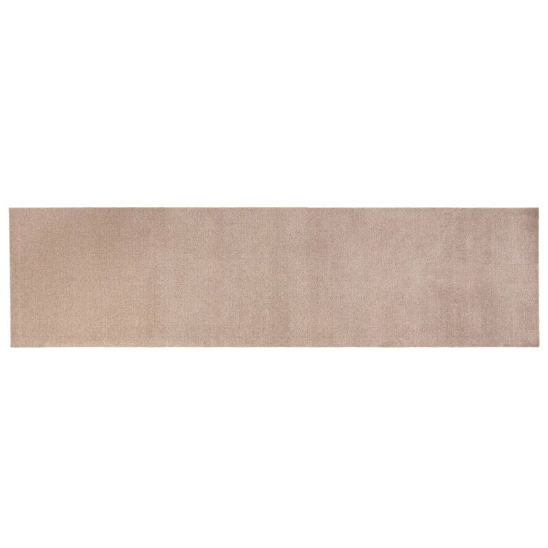 Tica Copenhagen Uni color rug, 67 x 250 cm, ivory, view 1