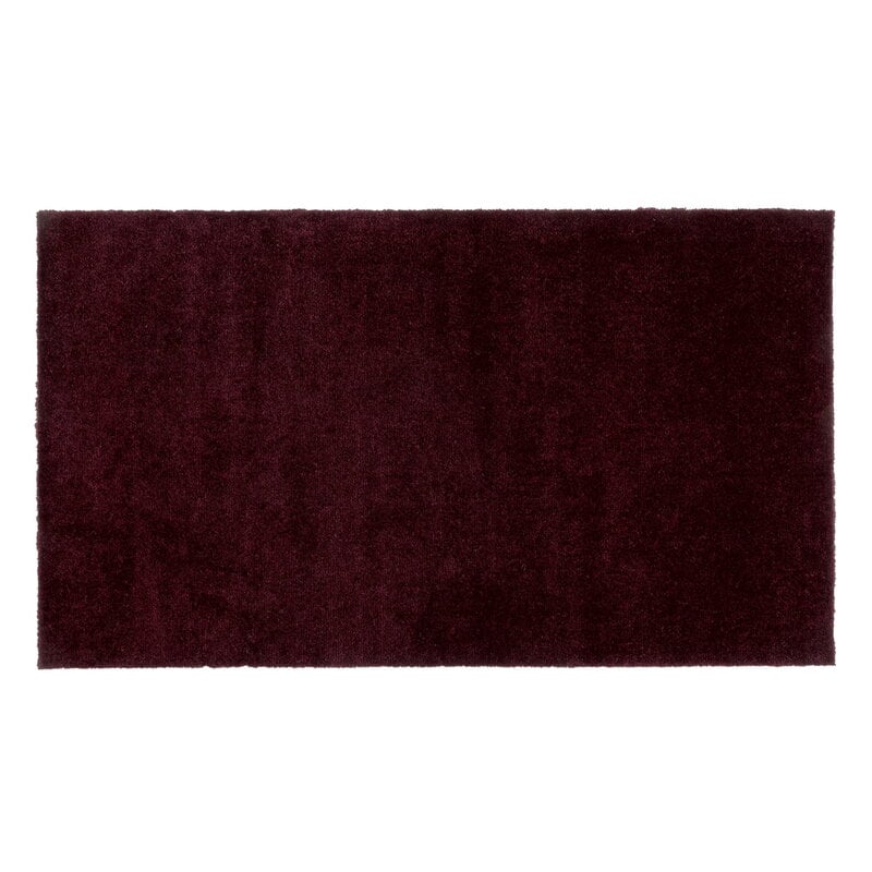Tica Copenhagen Uni Farbteppich, 67 x 120 cm, bordeaux, produktbild