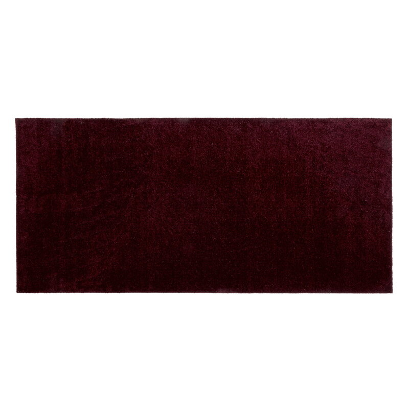 Tica Copenhagen Uni Farbteppich, 90 x 200 cm, bordeaux, produktbild
