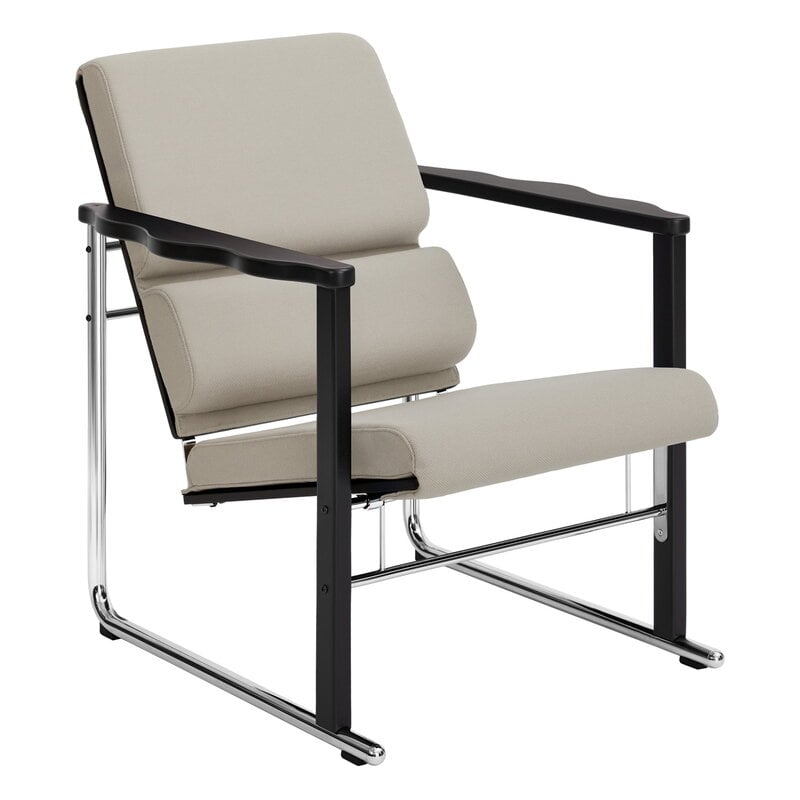 Hem Fauteuil Experiment 502, noir - beige clair, image produit