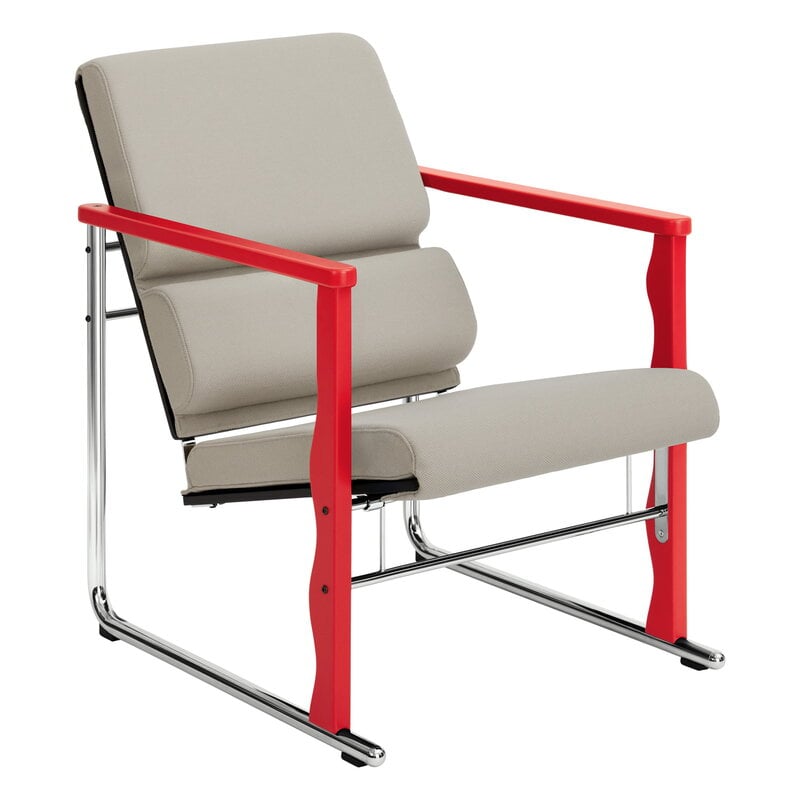 Hem Fauteuil Experiment 503, rouge - beige clair, image produit