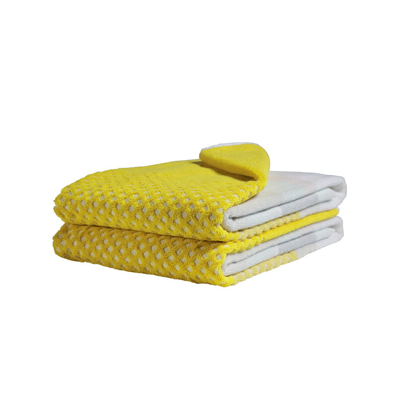 Hay S&B bath towel, yellow | Finnish Design Shop
