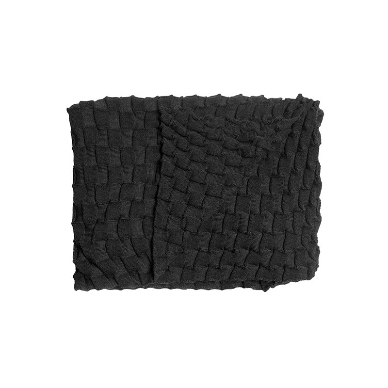 Design House Stockholm Curly throw, anthracite | Finnish Design Shop