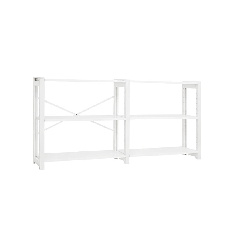 Lundia Open shelf, wide, white Finnish Design Shop