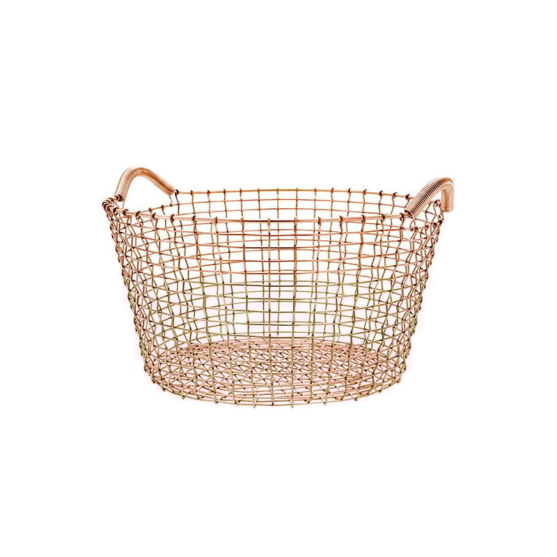 Korbo Wire basket Classic 35, copper Finnish Design Shop