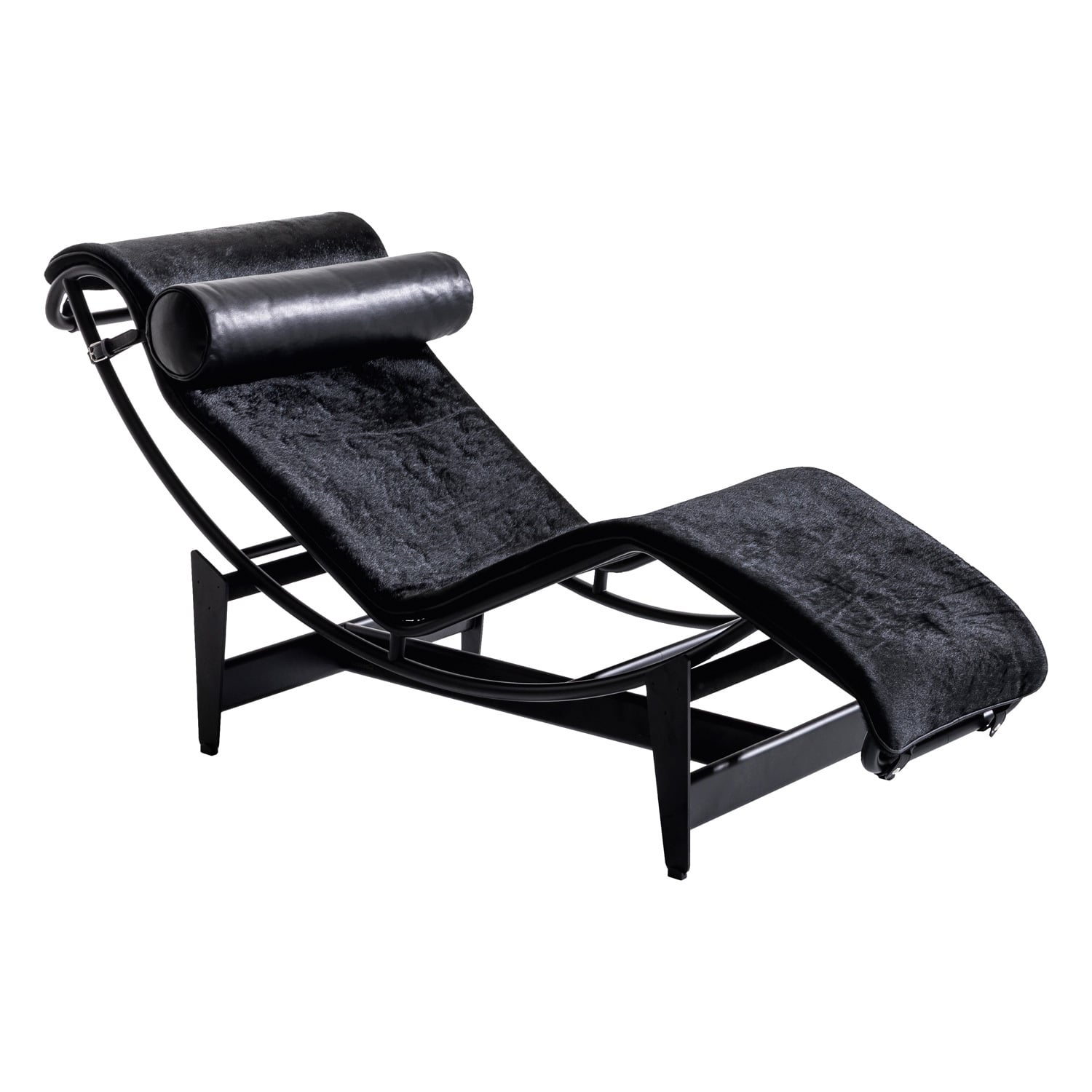 4 Chaise longue à réglage continu, black - black cowskin 13Z226