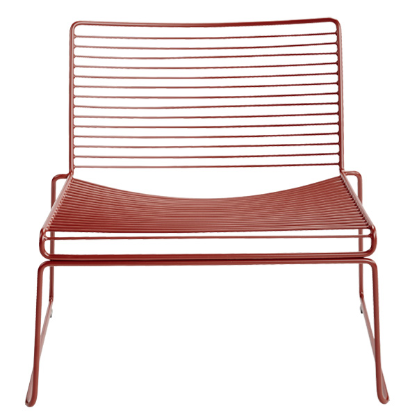 Hee lounge chair, rust
