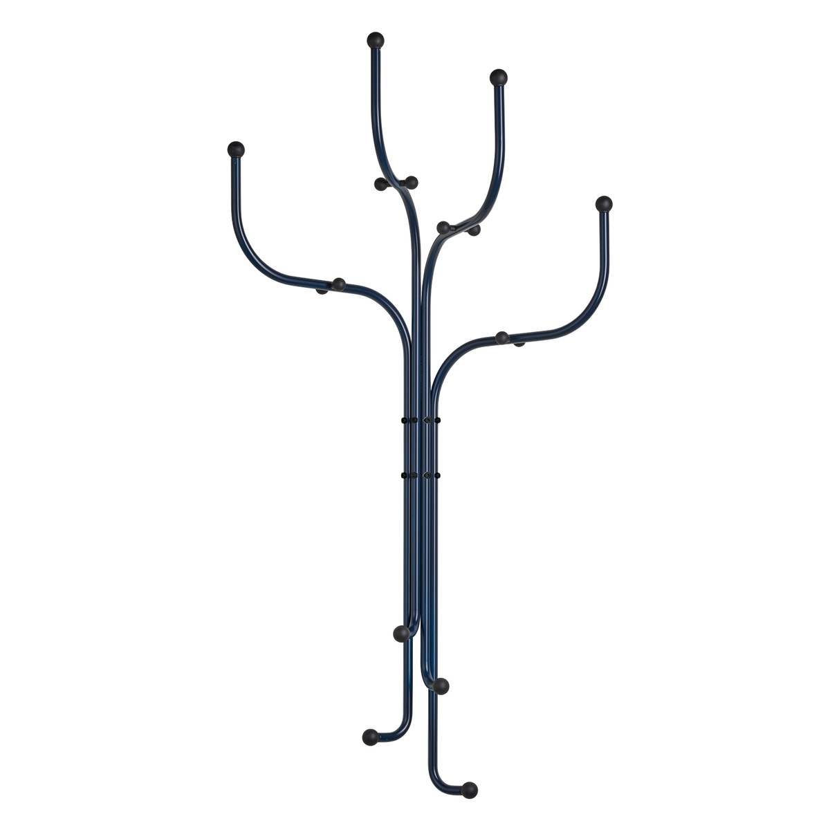 Fritz Hansen Coat Tree coat rack, blue black Preused design Franckly