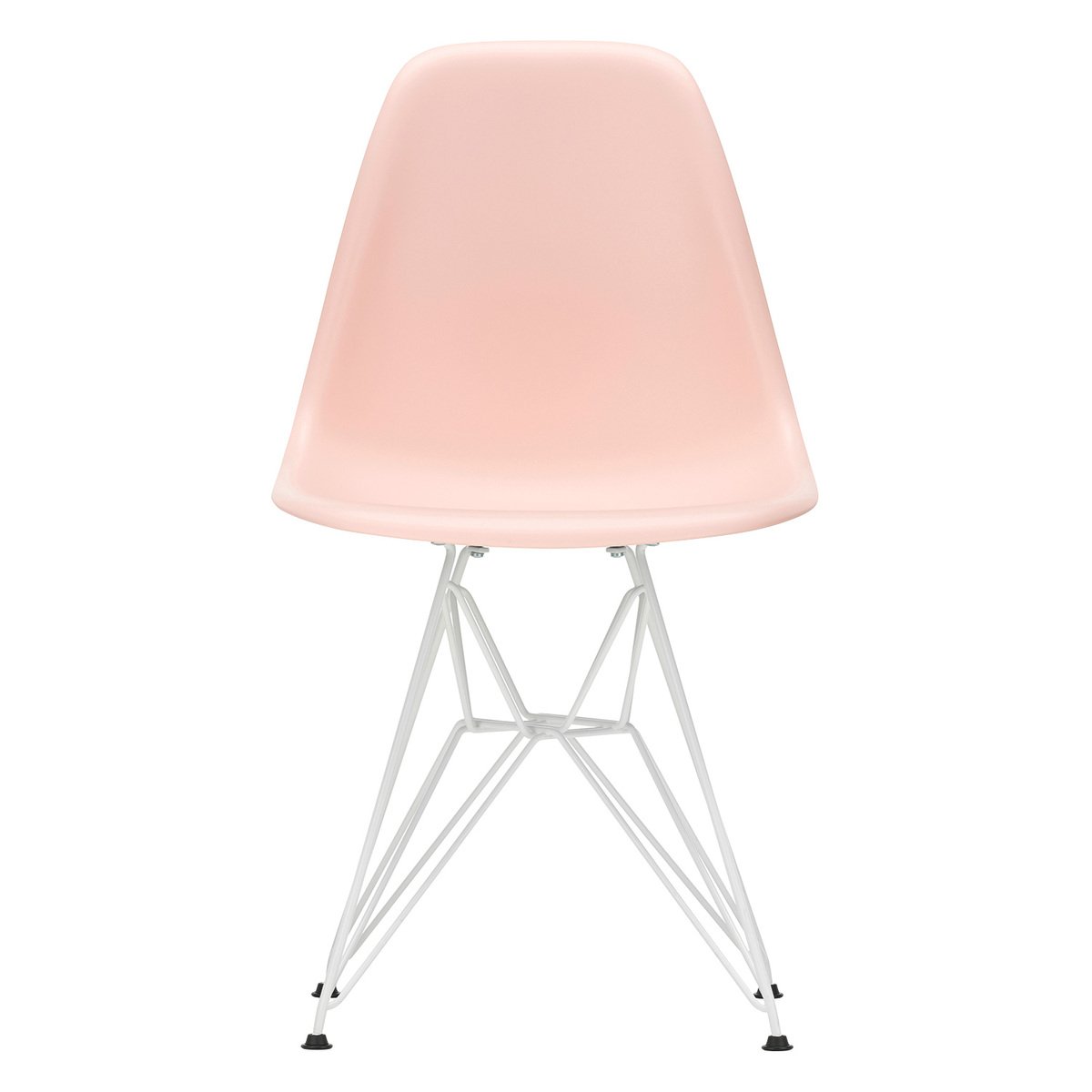 Vitra Eames DSR tuoli, pale rose - valkoinen