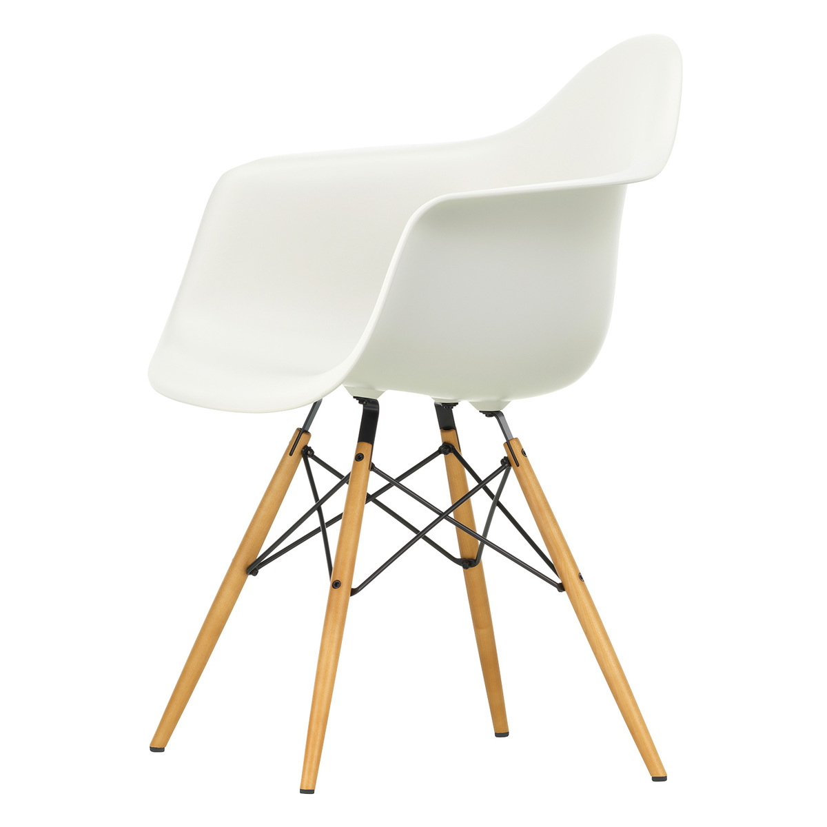 computer alliantie lens Vitra Eames DAW chair, white - maple | Finnish Design Shop