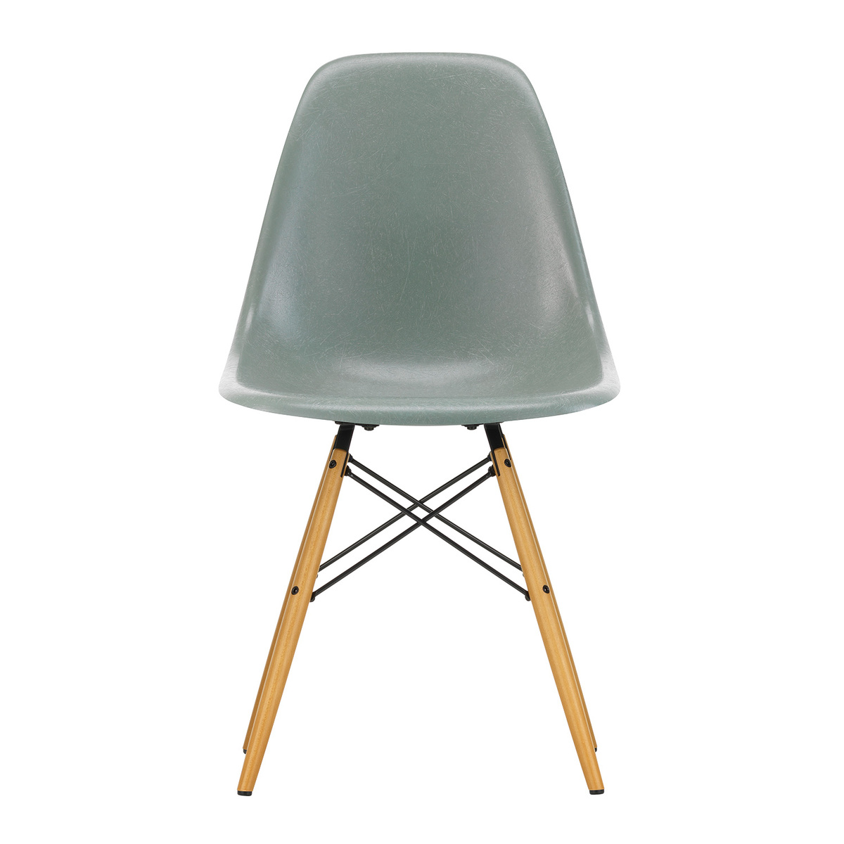 Munching Precies kubiek Eames DSW Fiberglass Chair, sea foam green - maple | Finnish Design Shop