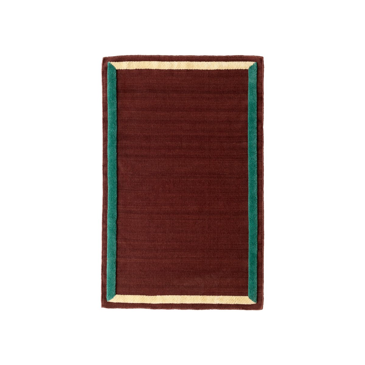 &Tradition Framed AP13 wool rug, 90 x 140 cm, plum | Pre-used design ...