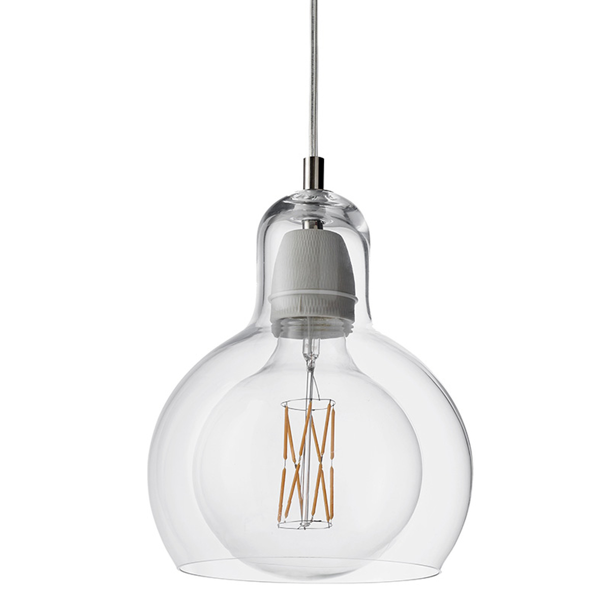 &Tradition Mega Bulb SR2 pendant, clear | Pre-used design | Franckly