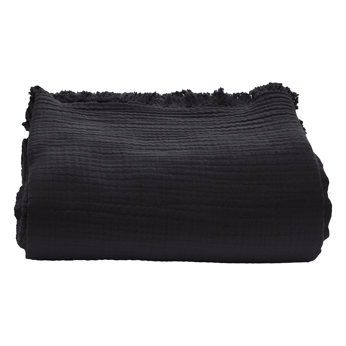 Anno Arkki Bed Spread 160 X 260 Cm Black Pre used Design Franckly