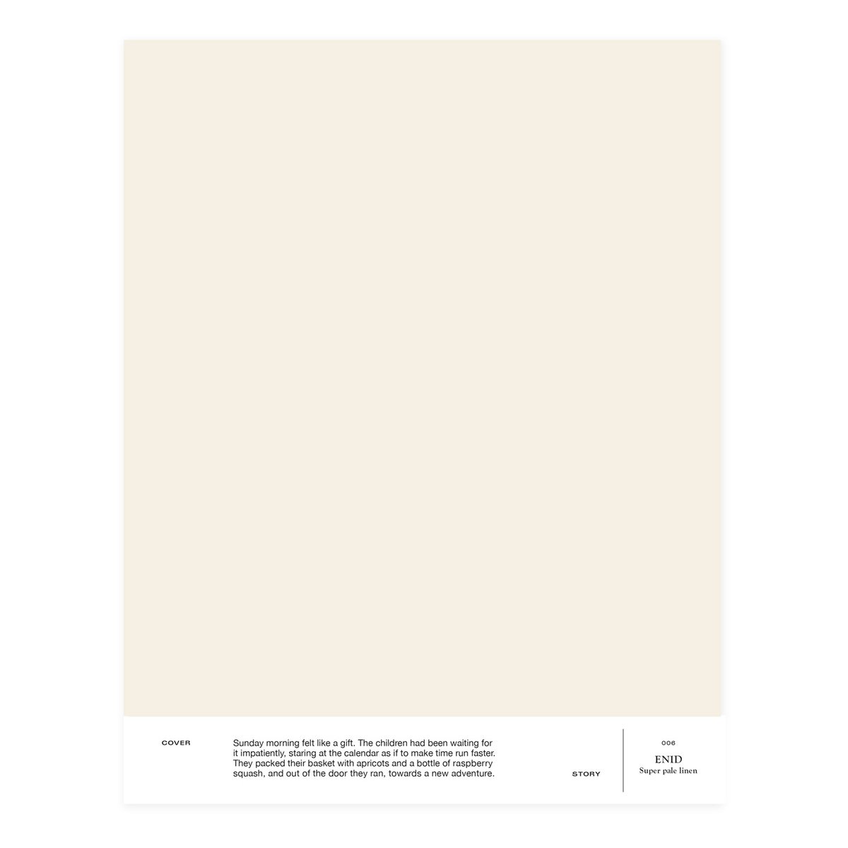 Cover Story Sisämaali, 3,6 L, 006 ENID - super pale linen