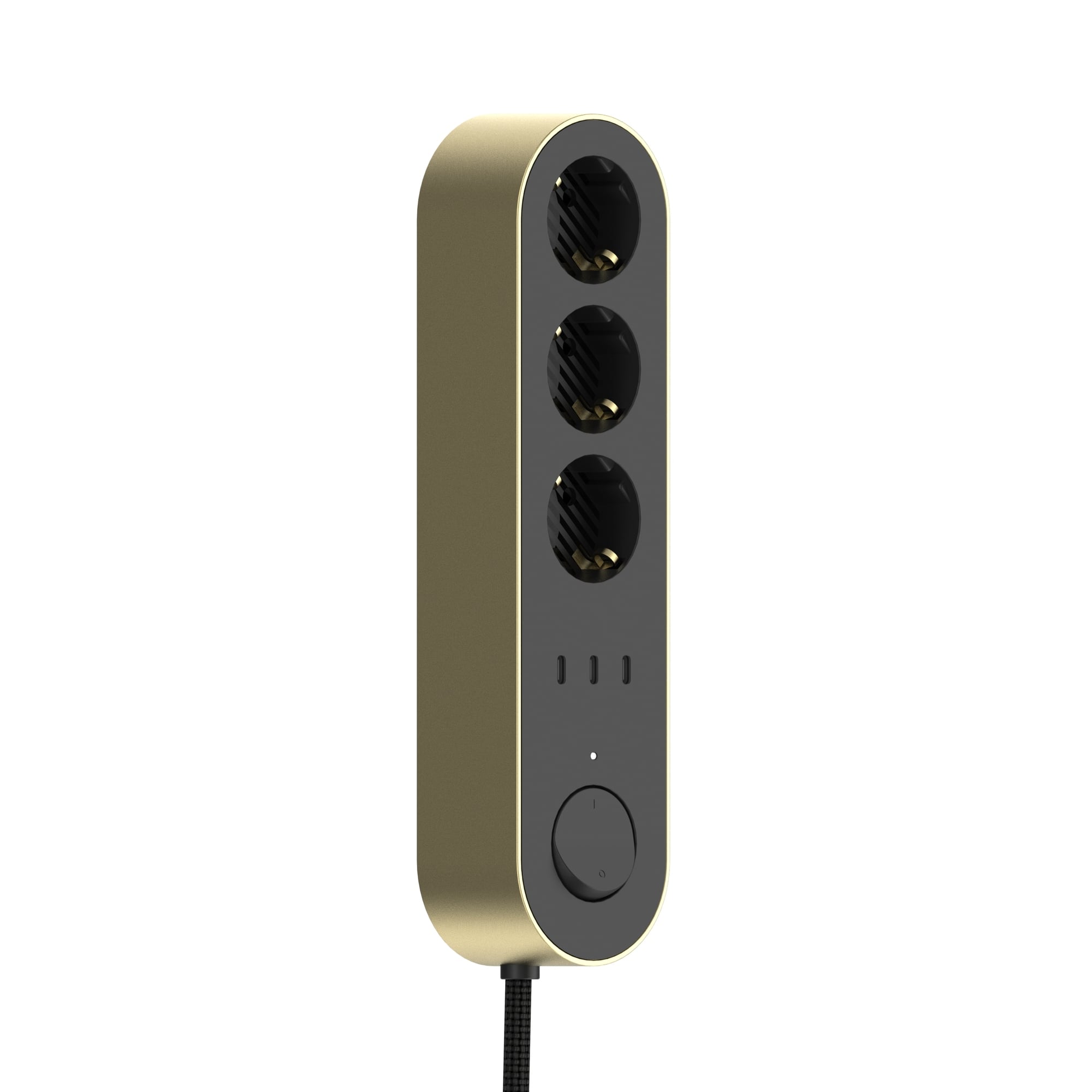 palett3 Edgar power bar, satin mässing | Finnish Design Shop