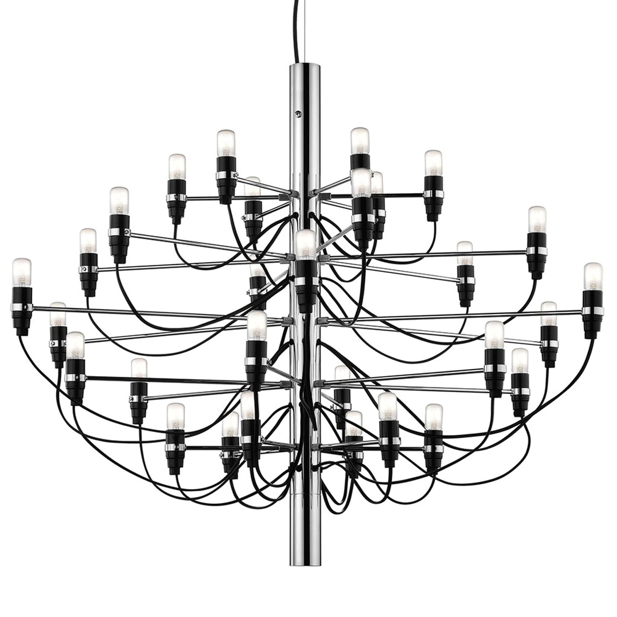 Inde Perpetual Van Flos 2097/30 chandelier, chrome | Finnish Design Shop