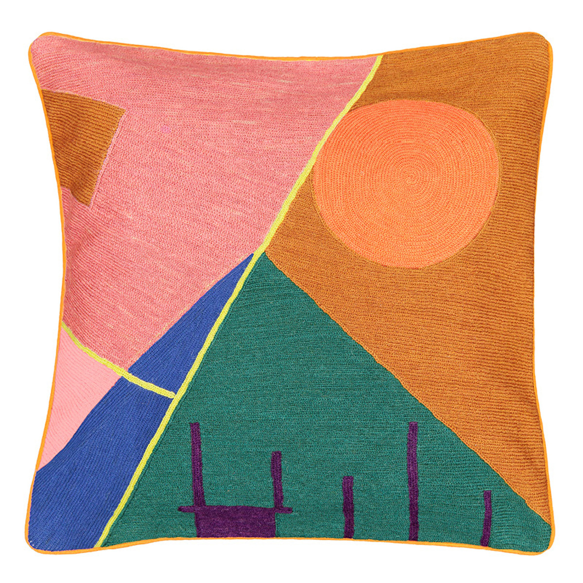 Finarte Zeniitti tyynynpäällinen 50 x cm, pinkki - ruskea