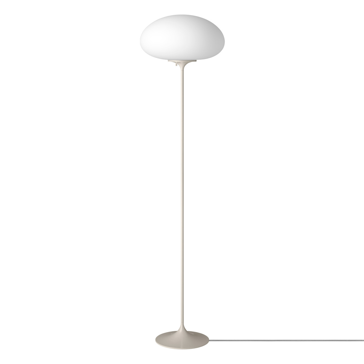 Gubi Stemlite Floor Lamp, 150 Cm, Dimmable, Pebble Grey