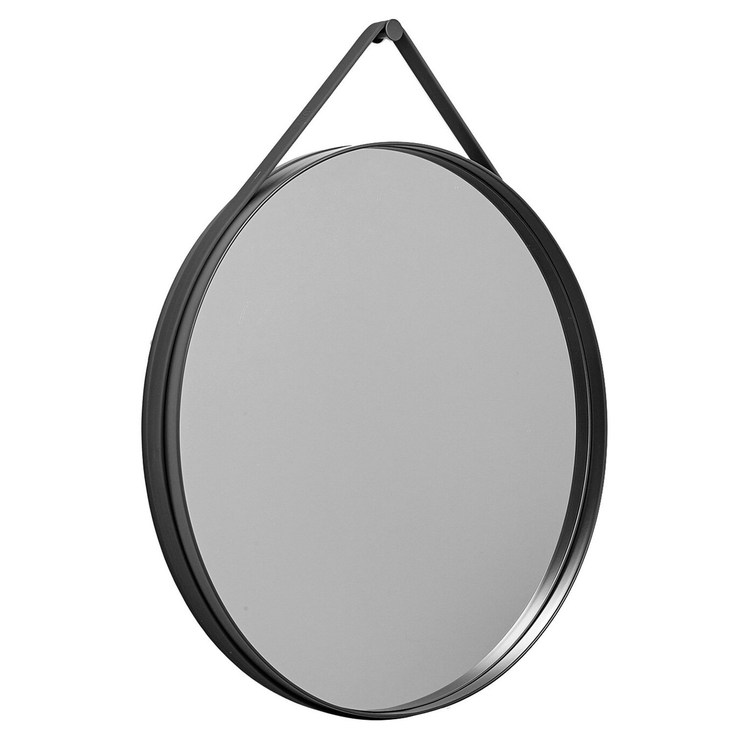 HAY Strap mirror, No 1, large, anthracite | Pre-used design | Franckly