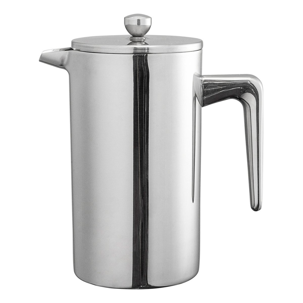 French Press Easy Brew and Clean Basket, Stainless Steel, 4