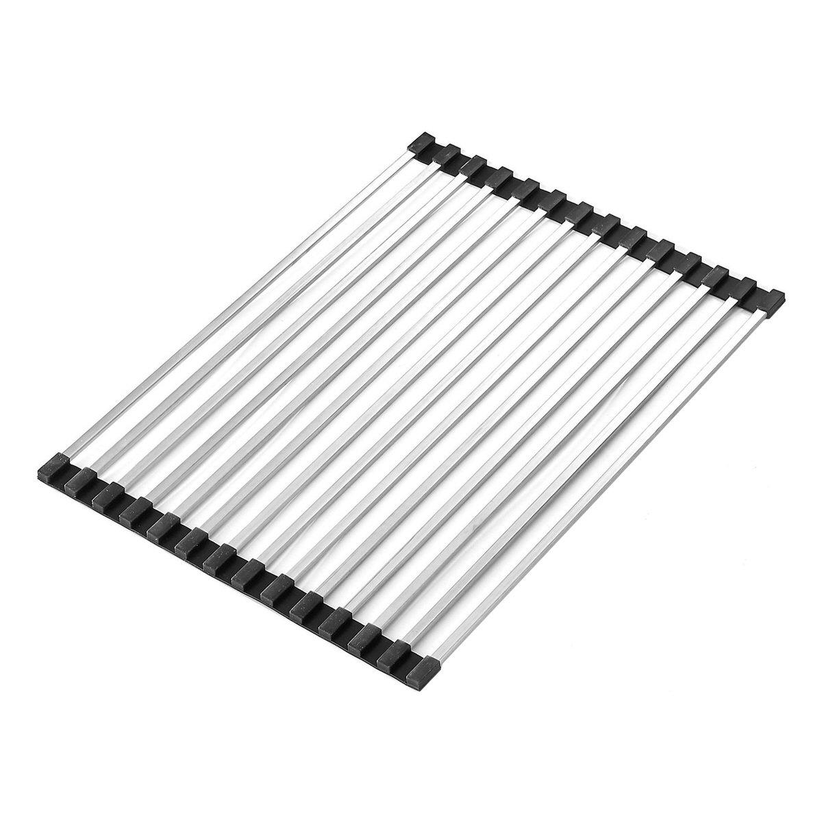 Roll up Silicone Stainless Steel Dish Drying Rack -  Norway