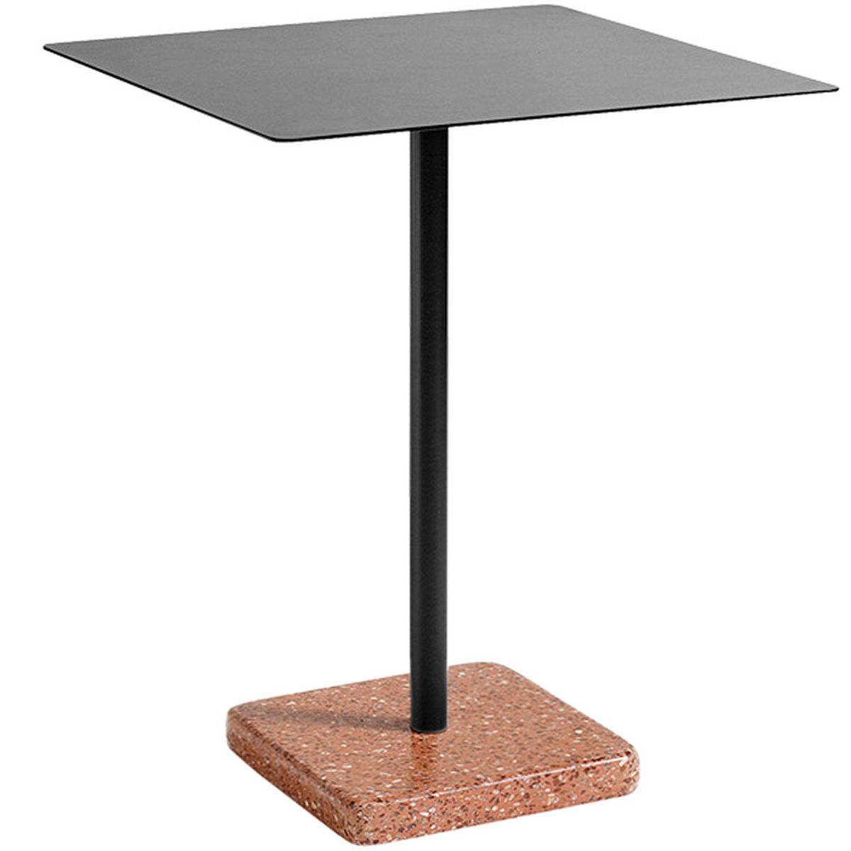 HAY Terrazzo table, 60 x 60 cm, grey - red | Pre-used design