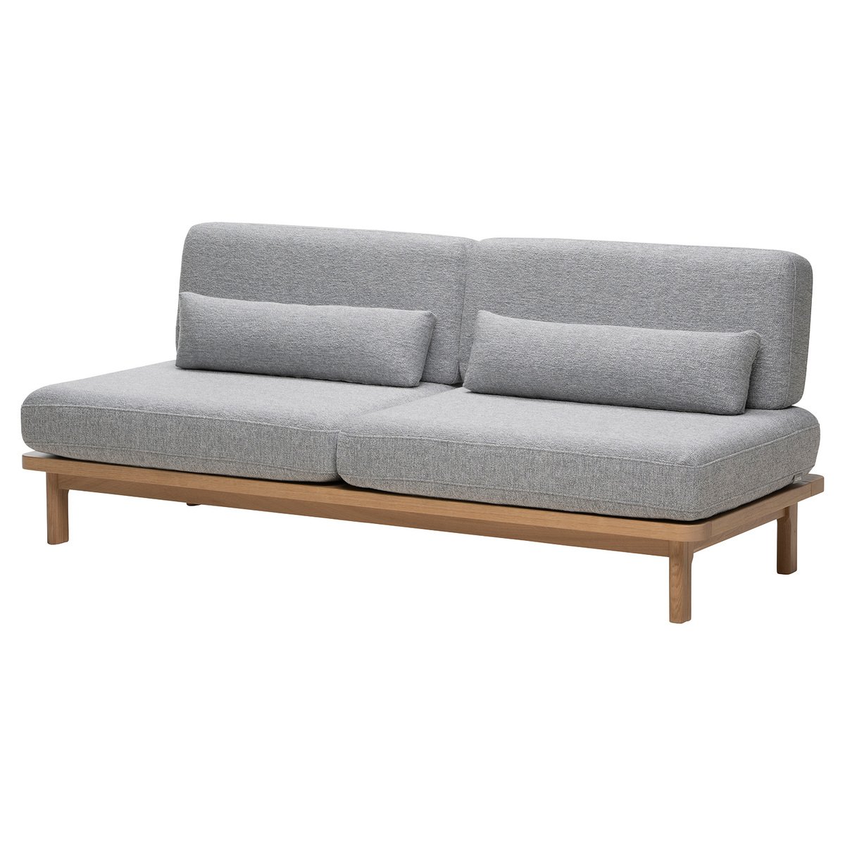 løber tør redde Tilladelse Lundia Hetki sofa bed, oak base - grey Muru 470 | Finnish Design Shop