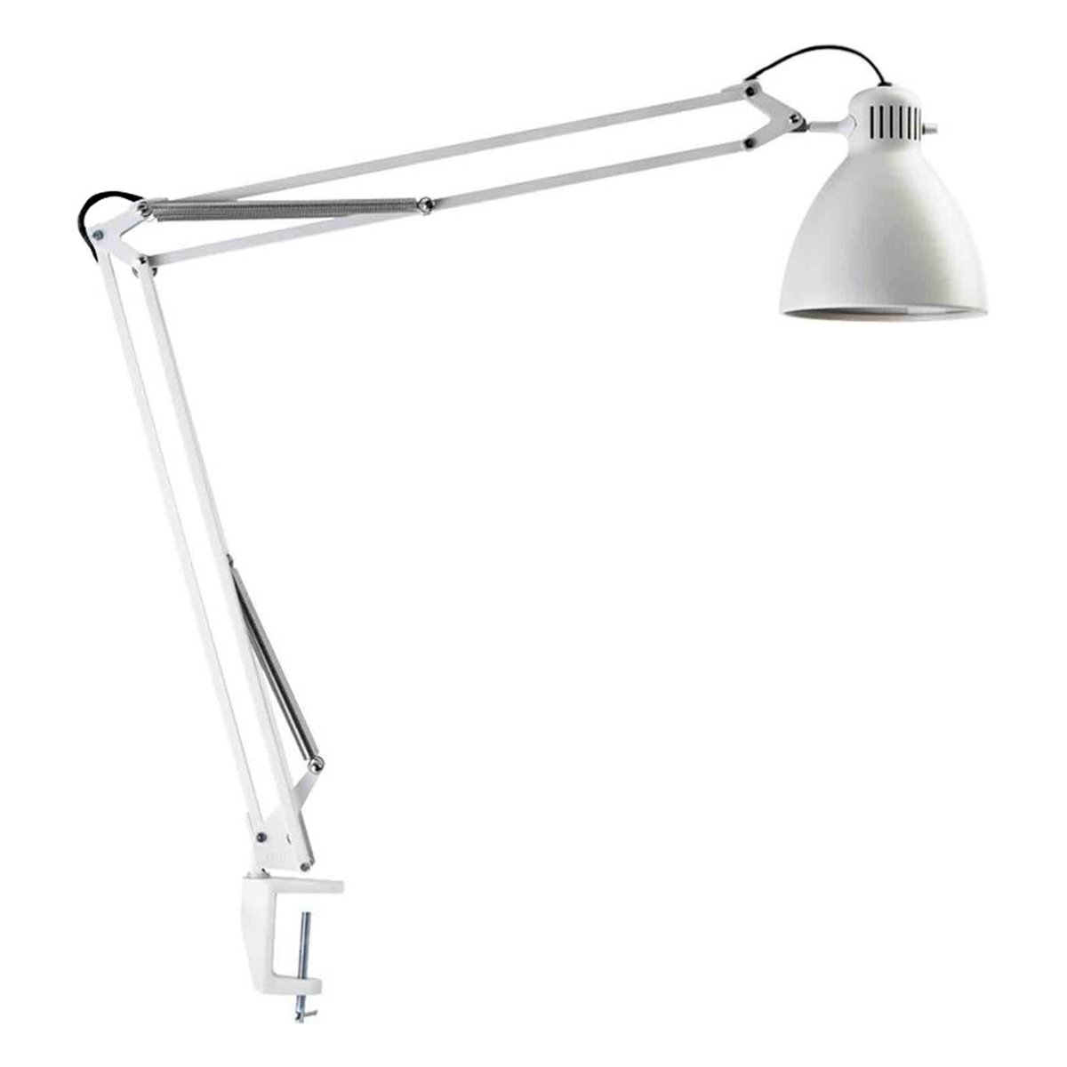 Luxo L 1 Led Desk Lamp White Finnish, Lux Led Dimmable Desk Table Lamps