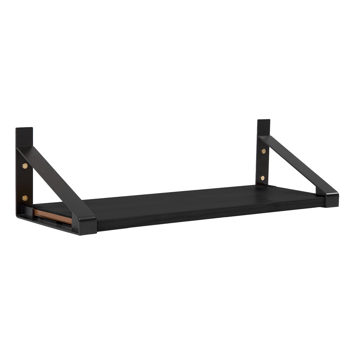 Classic wall shelf, 50 x 30 cm, black | Finnish Design Shop