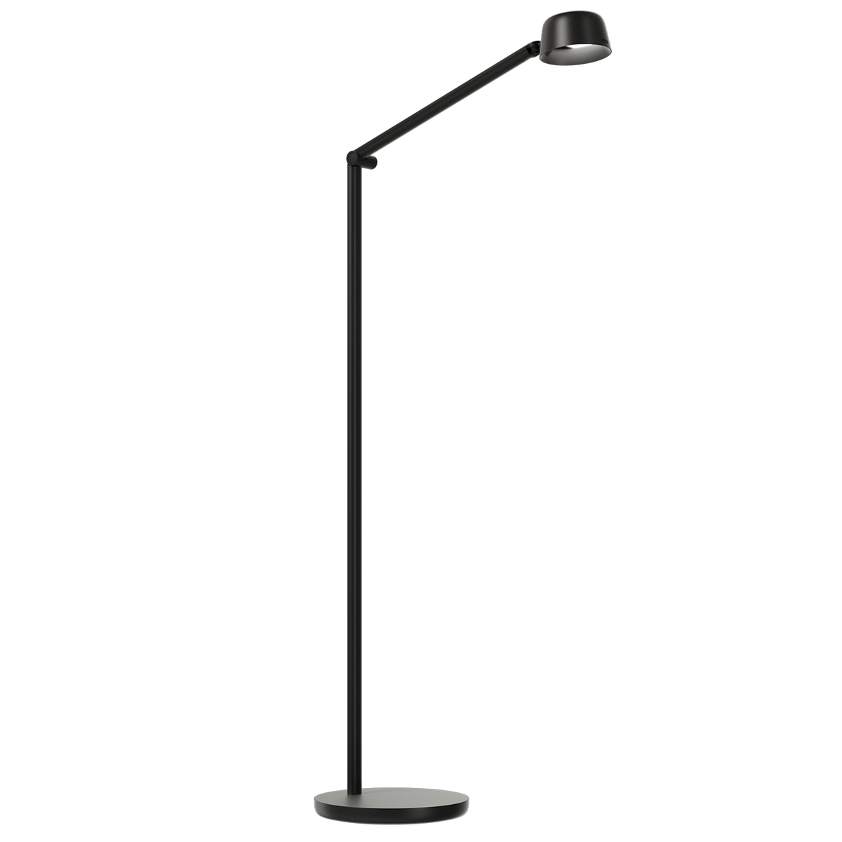 Luxo Motus Floor 2 Lattiavalaisin Musta Finnish Design Shop