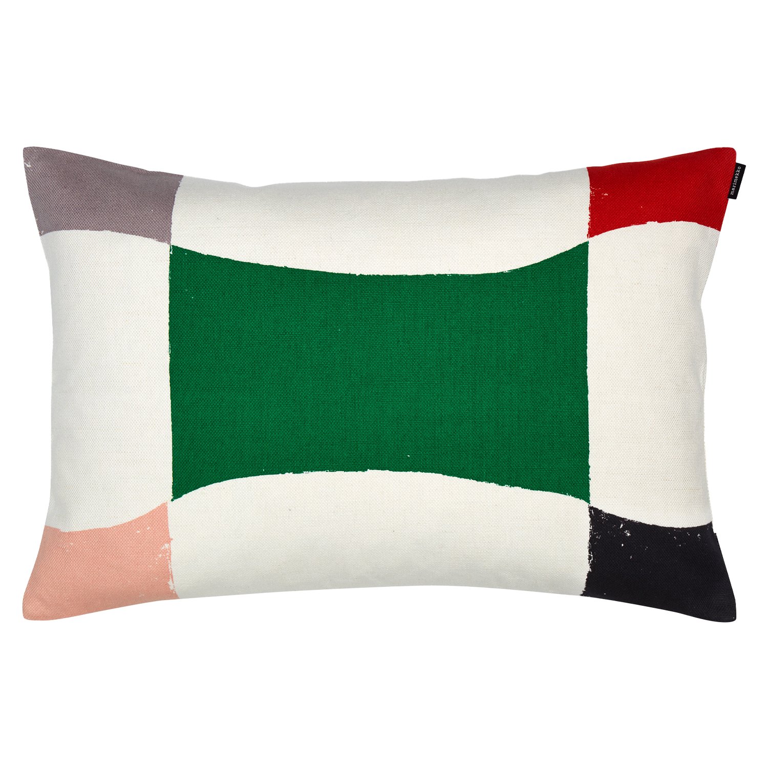 Marimekko Almena tyynynpäällinen, 40 x 60 cm, valkoinen - vihreä - harmaa
