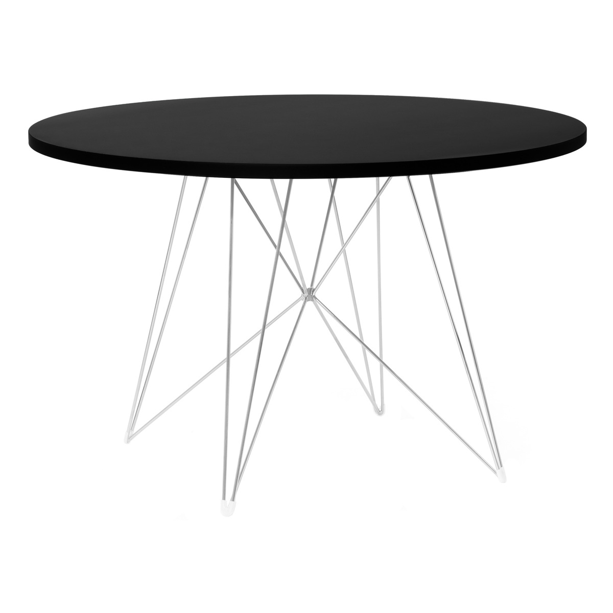 Magis XZ3 pöytä, 120 cm, kromi - musta