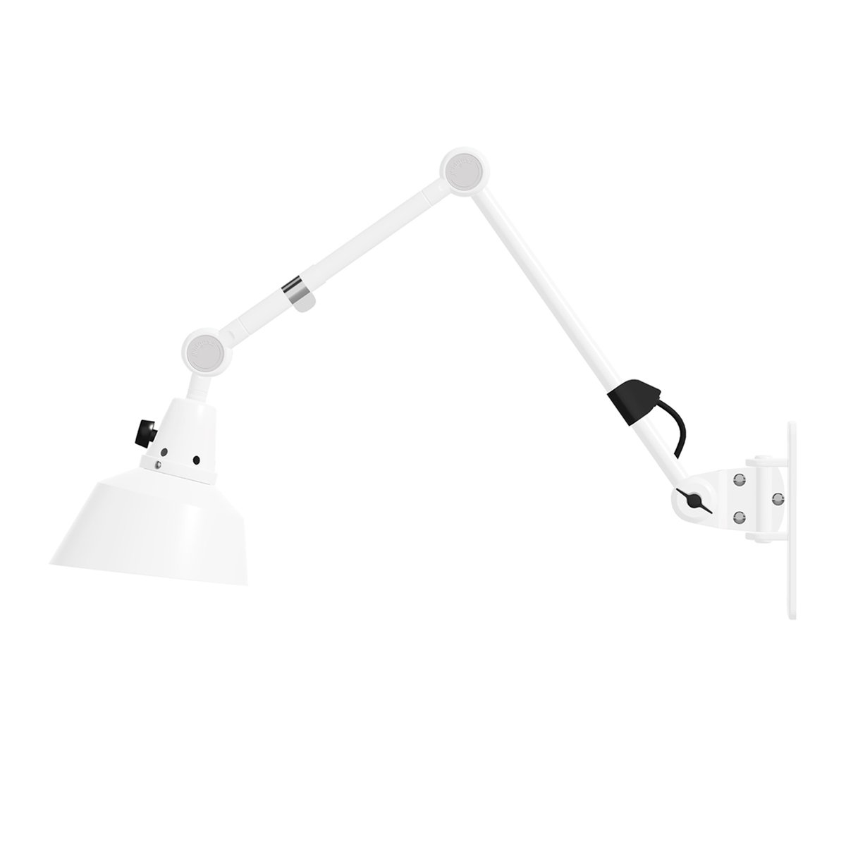 Midgard Modular 505 wall lamp, white - aluminium | Finnish Design