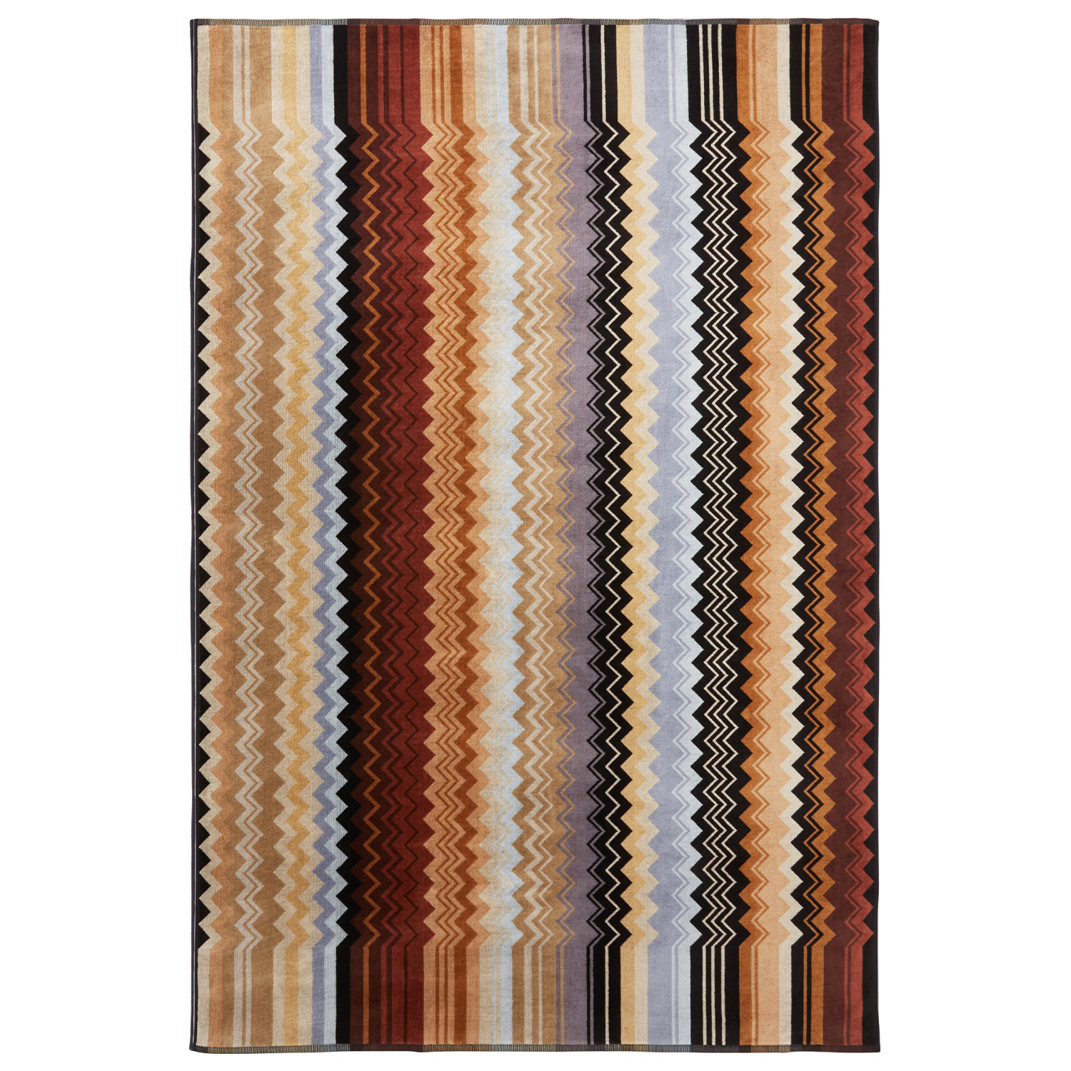 Missoni Home Giacomo bath sheet, 100 x 150 cm, 160 black