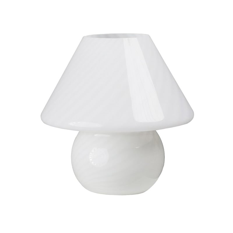 Mushroom Table Lamp 27x31 cm, White - ByON @