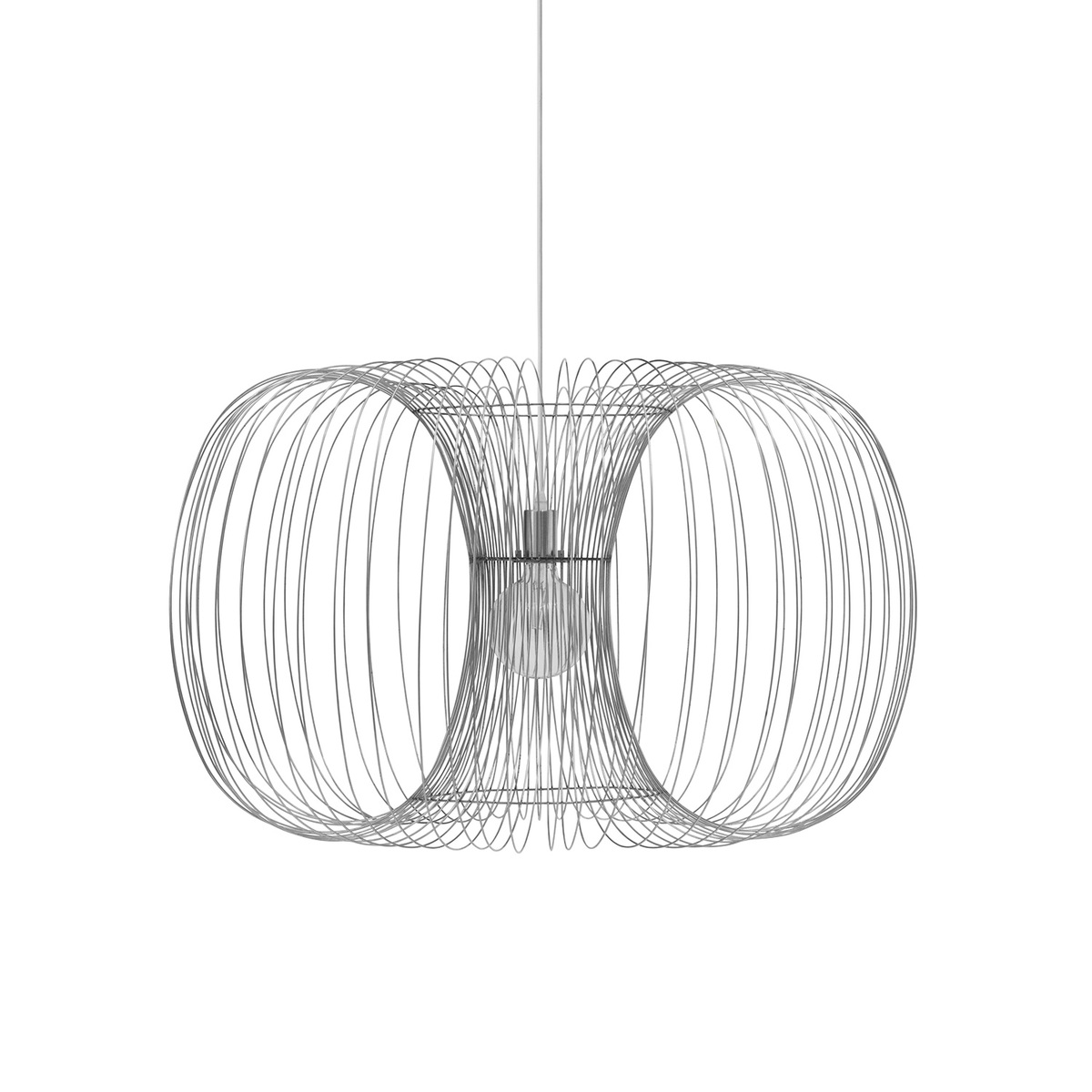 Normann Copenhagen Coil Pendant 76 Cm Stainless Steel Pre used normann-copenhagen-coil-pendant-76-cm-stainless-steel-pre-used