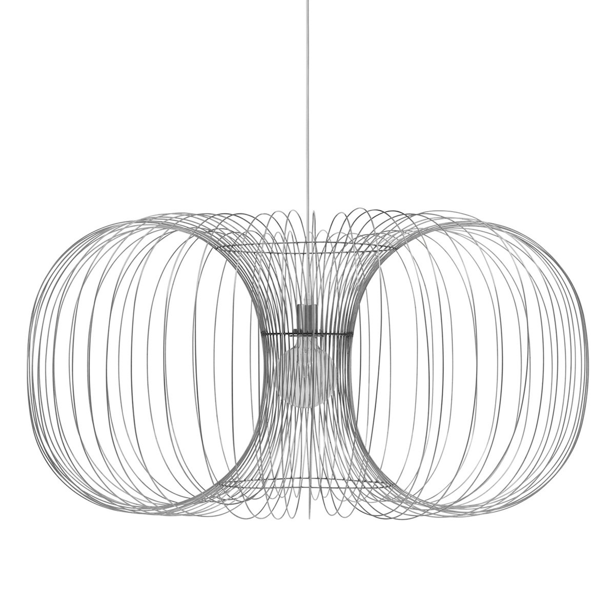 Normann Copenhagen Coil riippuvalaisin, 110 cm, ruostumaton teräs