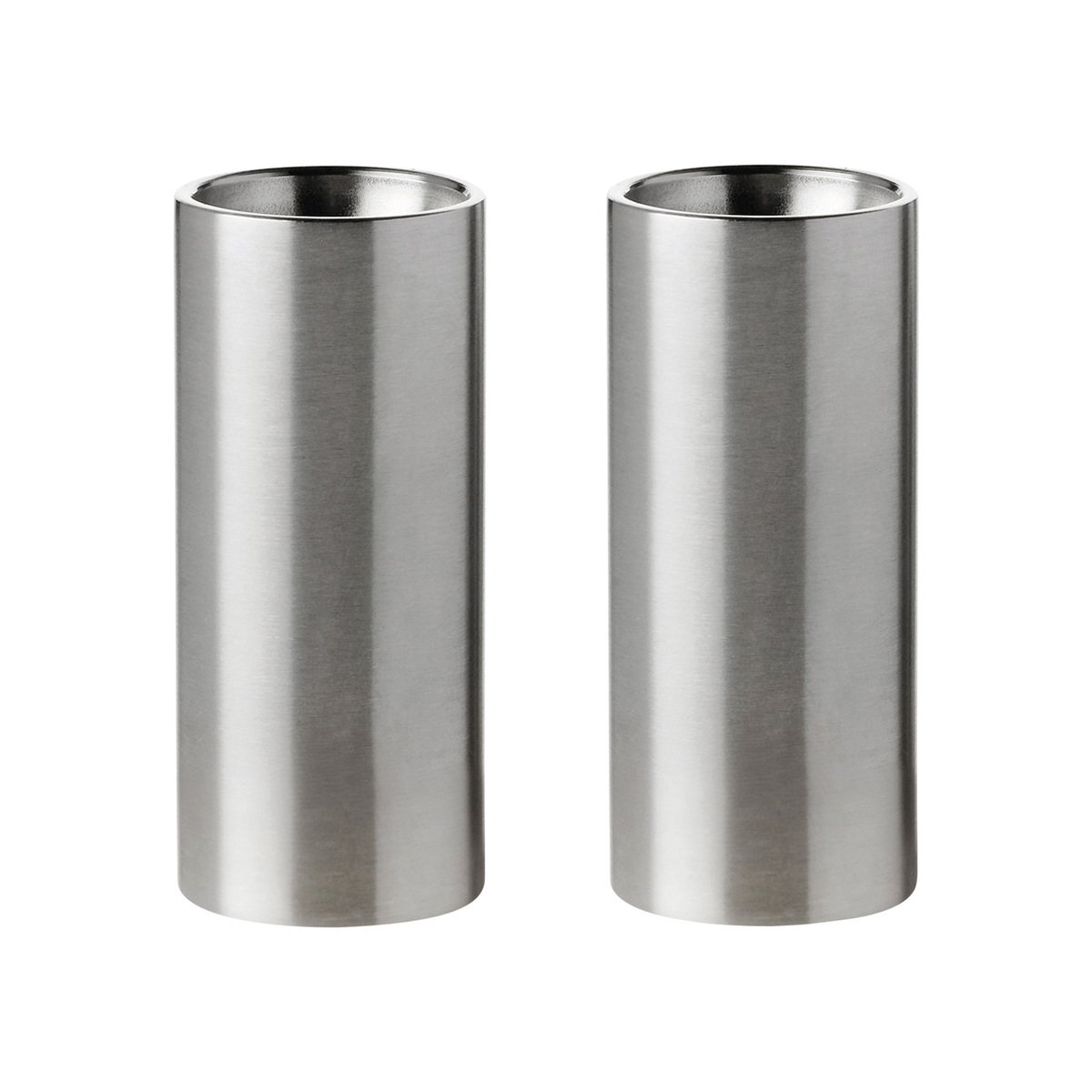 Stelton Arne Jacobsen salt and pepper set, steel | Pre-used design ...