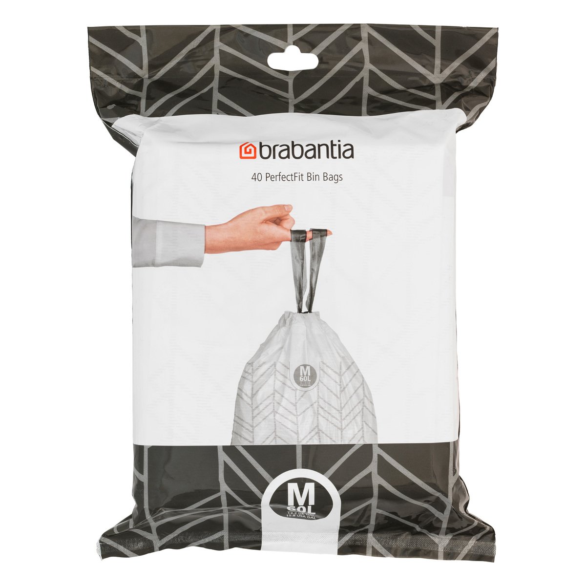 Trash bags code M, 60 L, 20 pieces - Brabantia