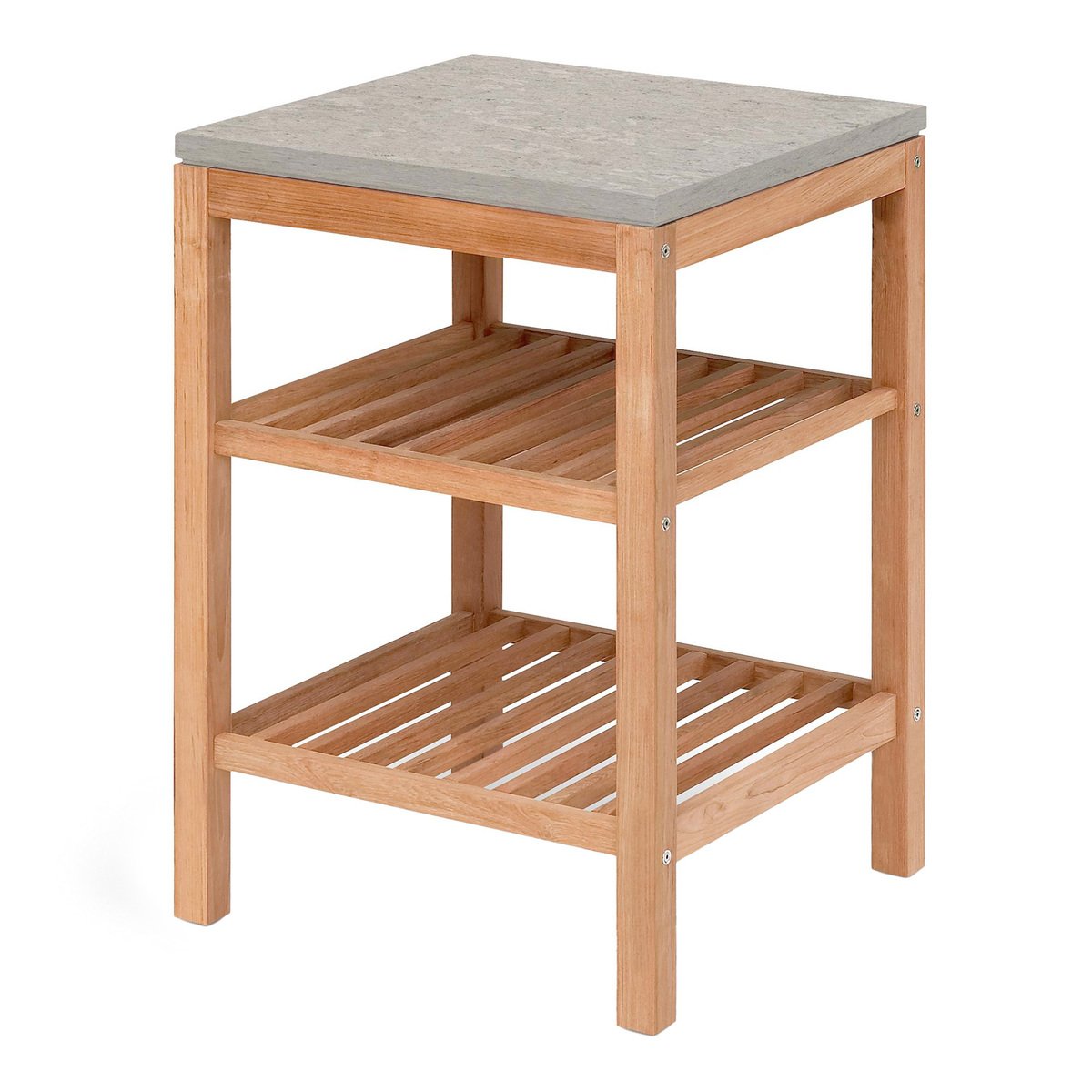 Skagerak Pantry Module 1, teak - limestone | Finnish Design Shop UK