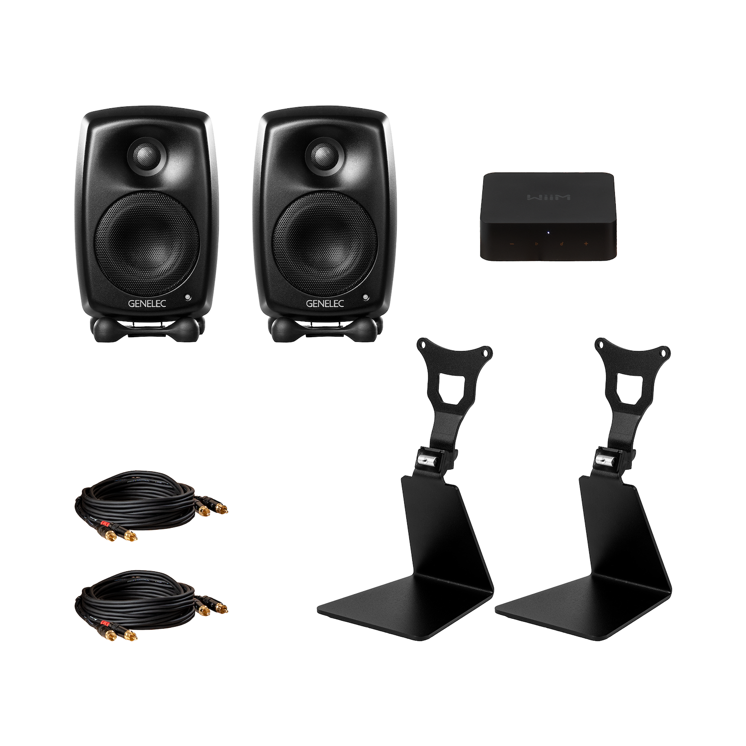 Genelec G Two TV bundle, black | Finnish Design Shop