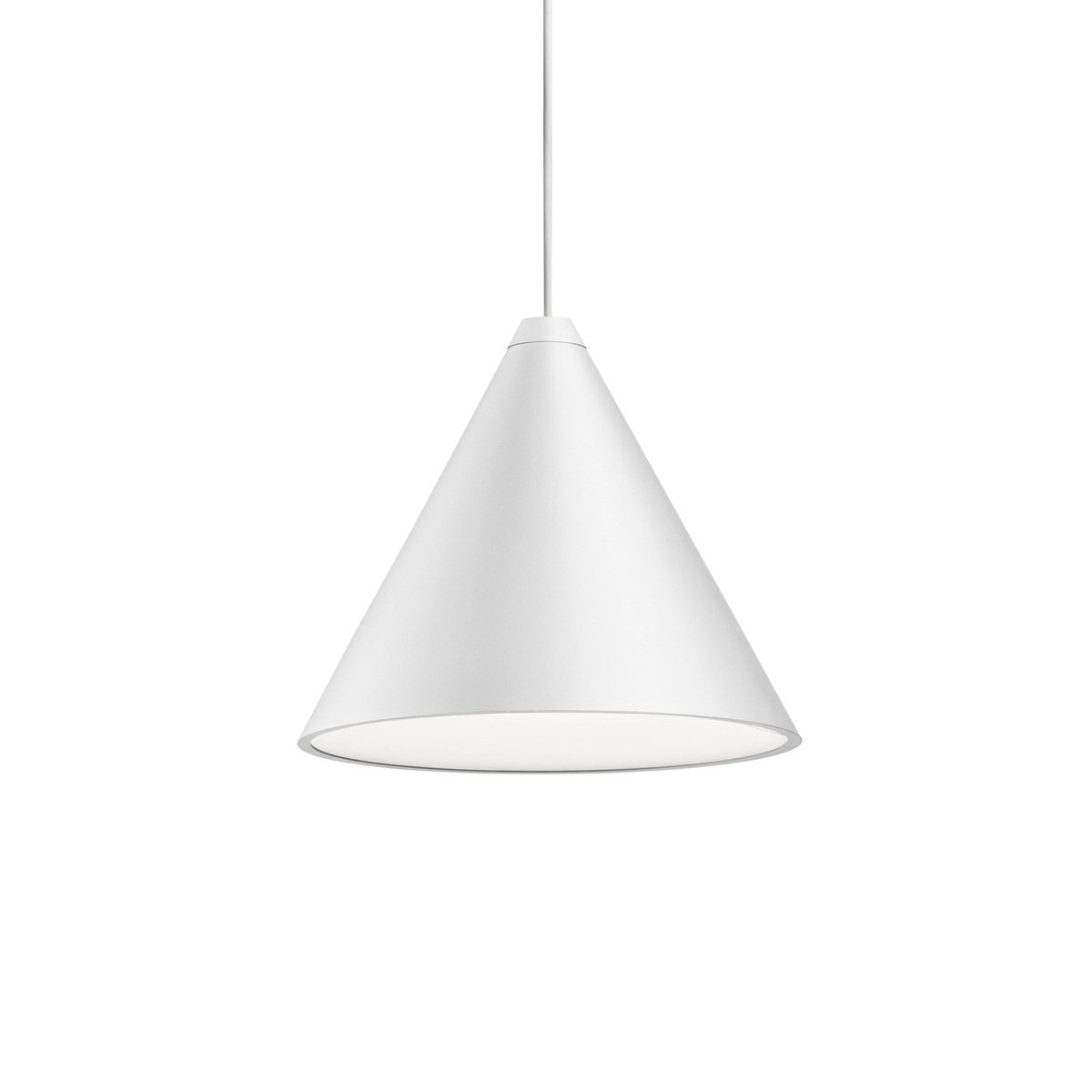 Brawl gastvrouw Flikkeren Flos String Light Cone Head lamp, 12 m cable, white | Finnish Design Shop