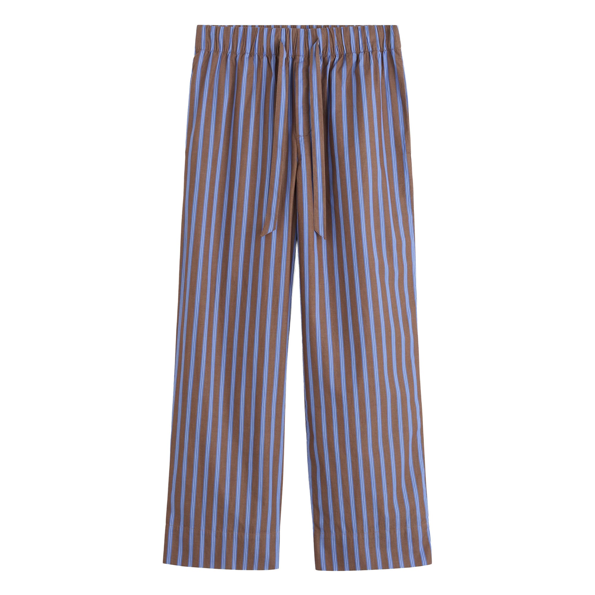 TEKLA Poplin pants Chestnut Stripes新品未使用 Tekla Poplin pyjama pants, chestnut stripes | Finnish Design Shop